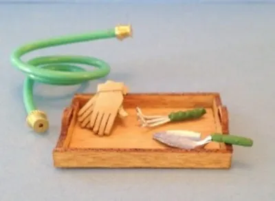 Dollhouse Miniature Gardening Tools Kit - 1:12 Scale • $10