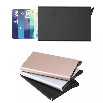 Men's Wallet RFID Blocking Slim Money Clip Credit ID Card Holder Thin Minimalist • $6.76