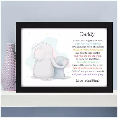 Mummy Daddy To Be Gifts From Bump Personalised Fathers Day Baby Shower Gifts • £14.95