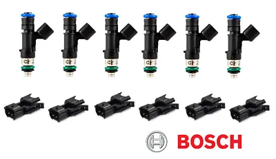 6 Bosch Ev14 1000cc Fuel Injectors 1jz 2jz Fits Radium Fuel Rail 1jzgte 2jzgte • $846.01