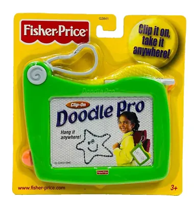 Fisher Price Clip-On Doodle Pro Magnetic Drawing Surface Green Ages 3+ • $12.99