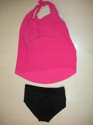 MAGICSUIT Rose Pink Sophie 2 PC  Underwire Tankini Swimsuit Sz 14 DD Cups NWT • $64