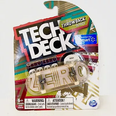 Tech Deck Zero Skateboard Throwback Series Ultra Rare Bold White Gold Foil NEW • $8.99