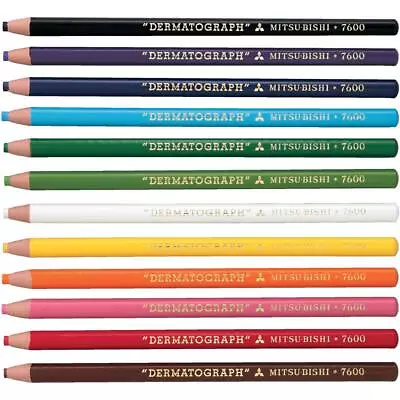 Mitsubishi Pencil Color Pencil Oil-based Dermatograph No.7600 Peach 1 Dozen • $22.95