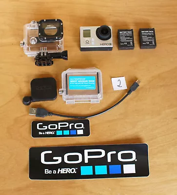 GoPro Hero 3 W/Accessories & Underwater Case Tested Working #2 • $99