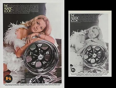 1974 Keystone Mag Wheels Ad  Klassic Vintage Magazine Advertisement Pretty Girl • $5.50