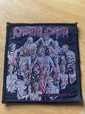 Cannibal Corpse The Bleeding Woven Patch Vintage 1990’s Death Metal • $5.50