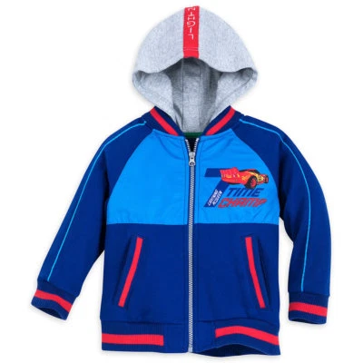 £22.27 • Buy NWT DISNEY Store Cars Boy Hooded Jacket Hoodie Lightning McQueen 7/8