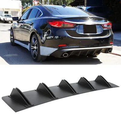 Black Rear Bumper Side Diffuser Lip Fins Spoiler Splitter For Mazda 6 2003-2021 • $39.11