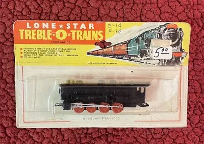 Lone Star Treble-O-Trains No. 76 N OOO Gauge Baldwin 0-8-0 Steam Locomotive • $13