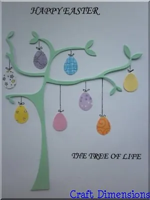 Exclusive Contemporary Easter Egg Tree Branch Die Cuts • £2.99