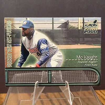 2000 Pacific Aurora Dugout View Net Fusions #1 Mo Vaughn  • $2