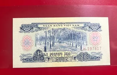 1966 Hai Muoi Xu Vietnam 20 Dong Banknote Unc • $9.95