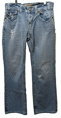 MEK DENIM Womens Jeans 14 OAXACA Distressed Handcrafted 32134 • $19