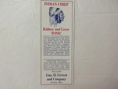 Old Kidney & Liver Pharmacy-medicine-apoth Bottle Label= Approx. 2  X 6-1/2'' • $6.99