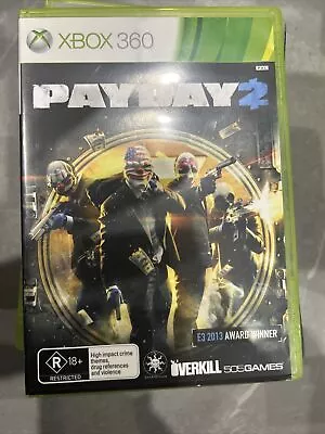 Xbox 360 Game Payday 2 R18+ 2012 505 Games 8023171032306 • $10