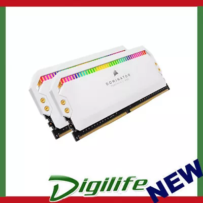 Corsair Dominator Platinum RGB 16GB (2x8GB) DDR4 3600MHz C18 1.35V UDIMM XMP 2.0 • $169