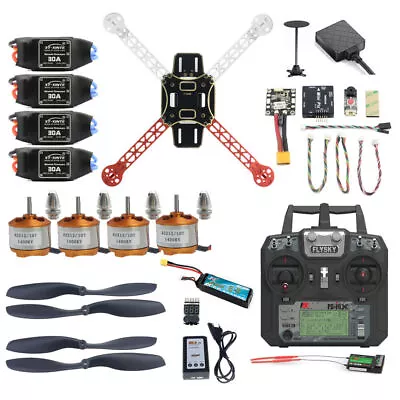 Pro DIY 310 330 360 Full Kit FPV Drone 2.4G 10CH RC 4-Axis Quadcopter Radiolink • $293.68