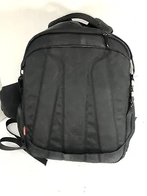 Manfrotto Camera Photographer’s Backpack - Black Side Opened Soft Dividers • $37.99