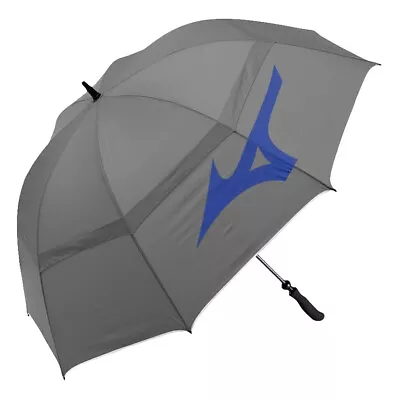 New Mizuno Tour Twin Canopy Umbrella Grey / Blue I1653 • $63.70
