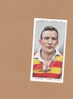 Ogden  Football Club Captains 1936 #36 J.MALONEY Liverpool Stanley Rugby League • £1.50