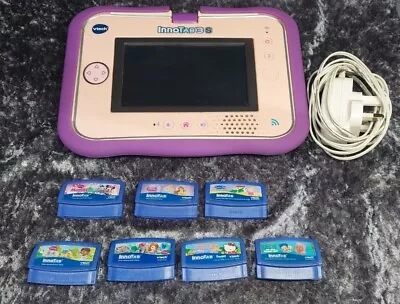 £49.99 • Buy Vtech  Innotab 3S  & Rubber Case Charger & 7 Cartridges