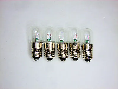 Miniature Screw Base Lamp 6V 300mA AKA # 46 5  Pcs • $12.50