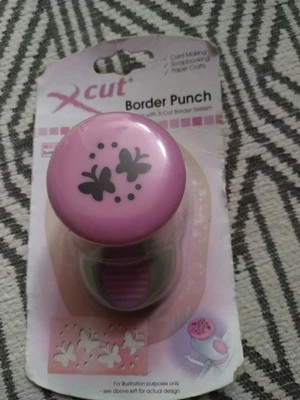 £5.99 • Buy New Paper Craft Punches Xcut Border Punch Butterflies