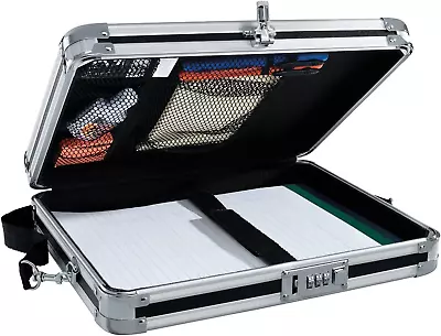 Locking Clipboard With Storage - Heavy Duty Metal Clip Board Box Holds 8.5  X 11 • $97.52