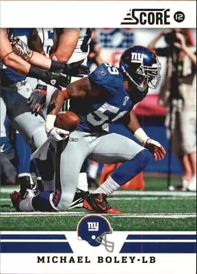 2012 Score Glossy #39 Michael Boley  • $1.69