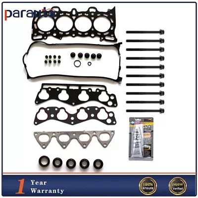 Head Gasket Bolts Set Fits Honda Civic Del Sol 1.6L SOHC D16Y5 D16Y8 D16B5 • $40.29