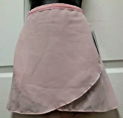 Light Pink Solid Georgette Wrap Skirt Even Hem CAPEZIO # 309 Adult One Size NWT • $15.19