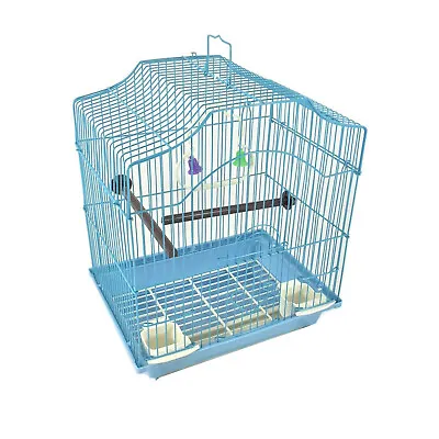 14  Small Parakeet Wire Bird Cage For Finches Canaries Hanging Travel Bird House • $28.99