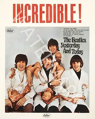 The Beatles - Yesterday And Today Butchers Promo Vintage Music Poster • $29.95