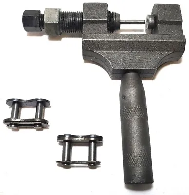 Master Links + Chain Breaker Rivet Remover Pin Pusher Tool For #520 Drive Chain • $23.95