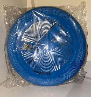 £12.55 • Buy NEW BOLT One Seven Five ULTIMATE DISC 175g Professional Frisbee Blue By Firetoys