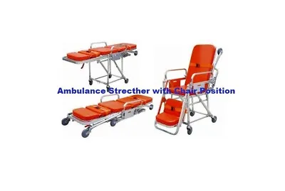 $1799 • Buy Stair Stretcher Ambulance Emergency Aluminum Alloy Chair Stretcher