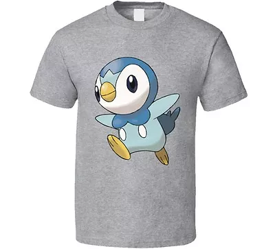 Pokemon Piplup Fun Kids T Shirt Novelty Nintendo Go Fashion Gift Tee Top New • $15.97