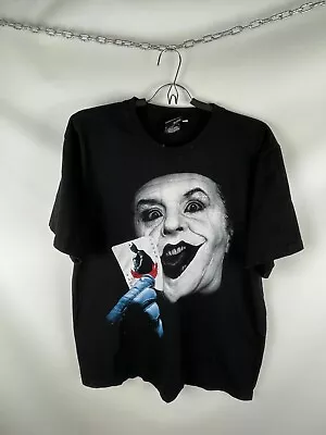 Flybeans Vintage 80s 90s Joker Batman Movie Jack Nicholson Tee Shirt • £108