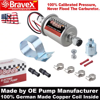 $23.99 • Buy Universal 5-9PSI Electric Fuel Pump Gas & Diesel Generators E8012S 12V Car Truck