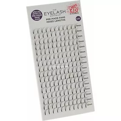 Eyelash Emporium Mink Fan Lashes (Individual Lengths 9-12mm (0.10) - 4D & C Curl • £17.42