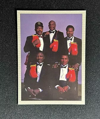 1991 All World AW Sports Muhammad Ali - George Foreman Boxing Card Checklist 51 • $2.69