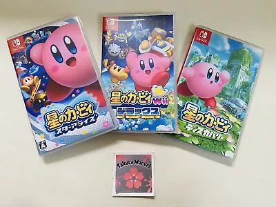 Nintendo Switch Kirby Series Star Allies Forgotten Land W/Box Japan Used Tested • $92.83