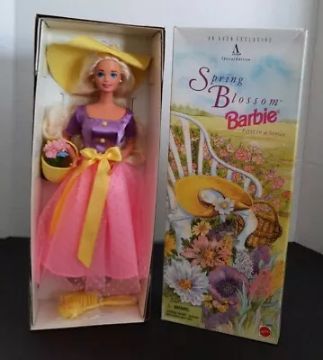 1995 Special Edition Avon Spring Blossom Barbie 1st In Springtime Series NIB • $20