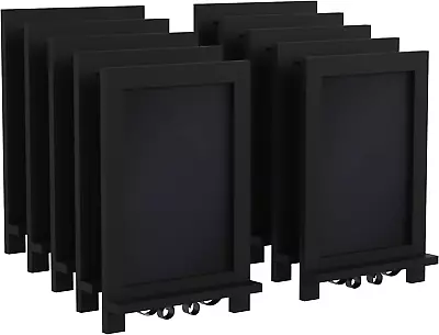 Canterbury 10 Pack Tabletop Magnetic Chalkboards - Black Finish - 9.5  X 14  - M • $62.01
