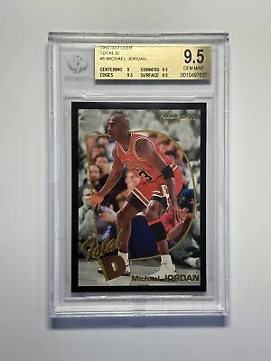 1993-94 Fleer Total D Michael Jordan BGS 9.5 Crossover To PSA? Corners 9.5 • $5741.12