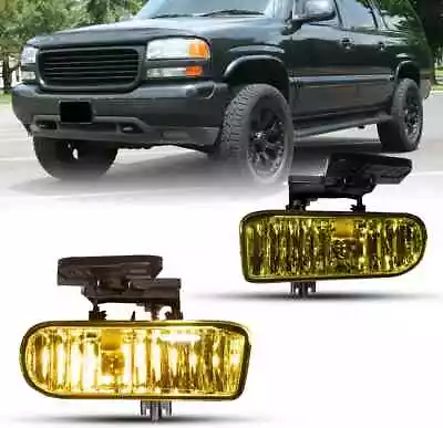 Fog Lights Bumper Lamps For 2000-2006 GMC Yukon 1999-2002 Sierra 1500 2500 3500 • $34.99