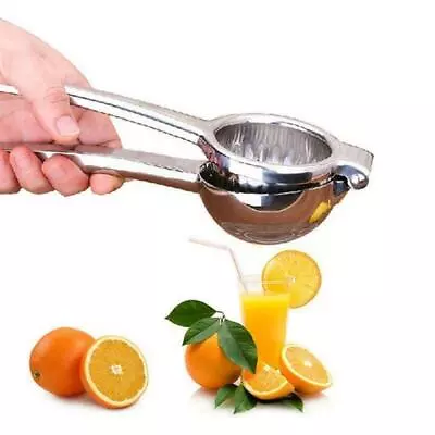 Stainless Steel Lemon Squeezers Juicer Manual Press Citrus Lime Fruit Extractor • £5.59