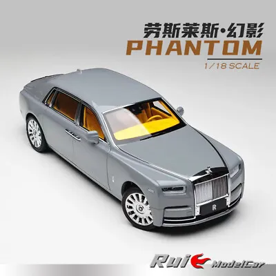 1:18 Rolls-Royce Original Phantom Alloy Full Open Simulation Car Model NEW！ • £395.50
