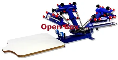 Open Box! Micro-adjust Table Type 4 Color 1 Station Screen Shirt Press Printer • $352.50